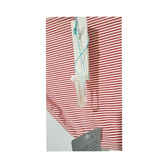 Nwtg Sea Level Positano Stripe Cross Bikini Bottom Size 4 - Picture 5 of 8